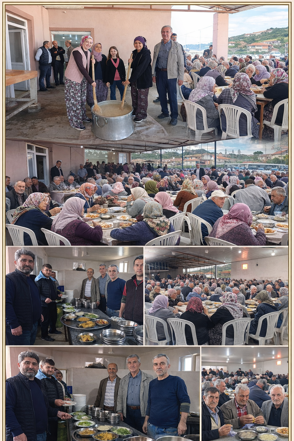 Tepeköy’de Asırlık Sofra Kuruldu