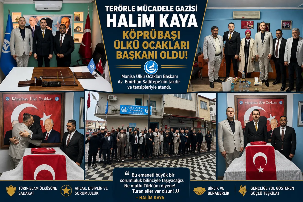 Gazi Halim Kaya Ülkü Ocakları’nın Başına Geçti