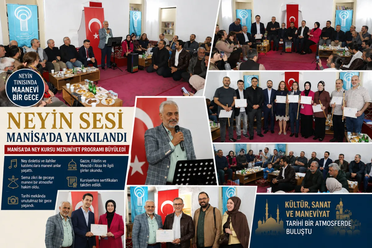 Gazze Şiirleri ve Ney Dinletisi Aynı Gecede Buluştu